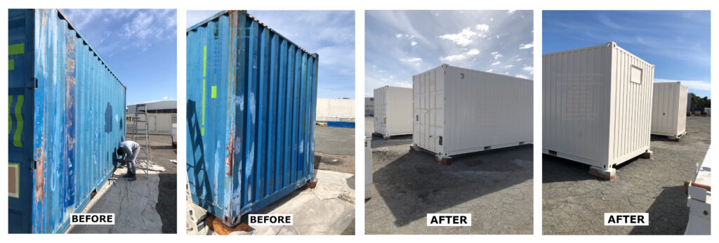 Shipping Container Painting services in Perth